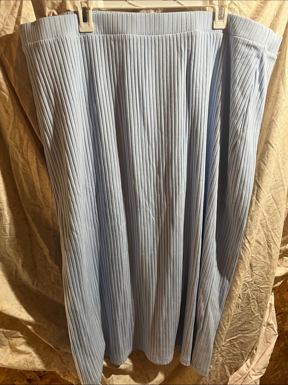 NWT Ribbed Blue Skirt